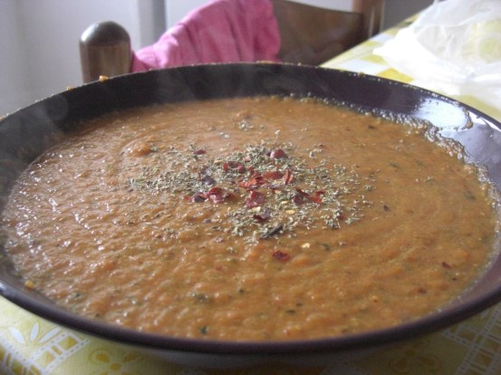 Roasted vegetable soup Roasted vegetable soup