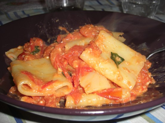 paccheri allo scarpariello